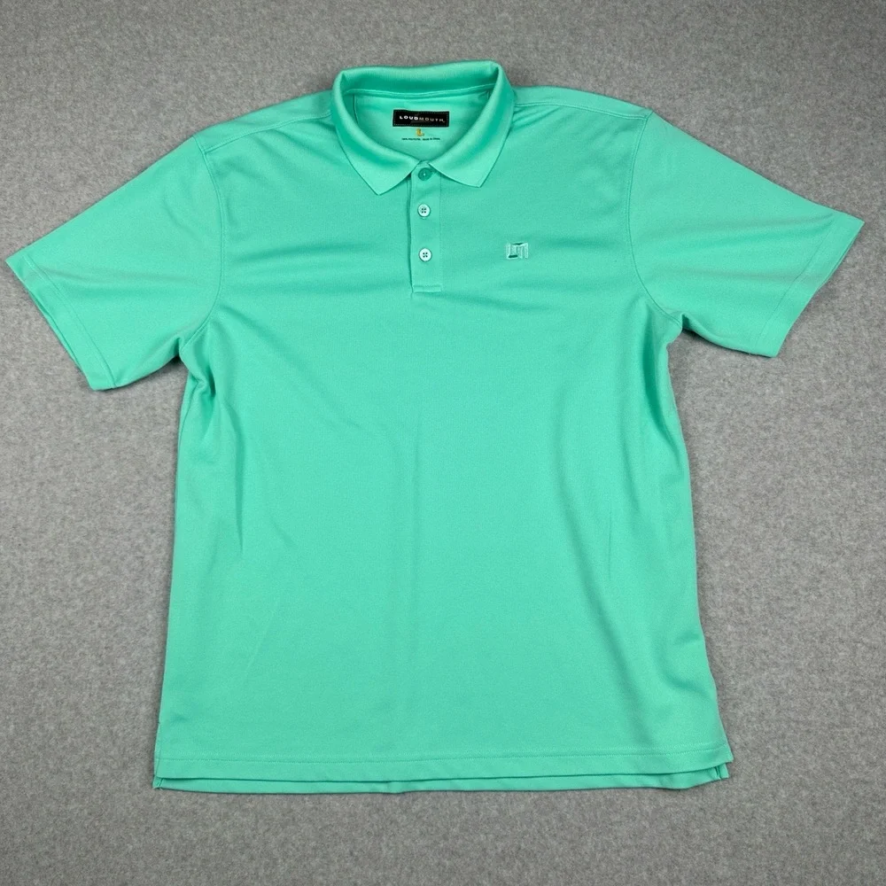 LOT OF 3 Loudmouth Polo Shirts Mens L Short Sleeve Golf Athletic Preppy Casual - Picture 13 of 16